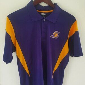 Men's Los Angeles Lakers Antigua Purple Polo NWT